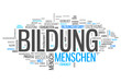 Wortwolke "Bildung"