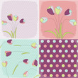 seamless patterns with floral fabric texture seamless patterns with floral fabric texture