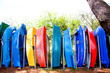 Barques multicolores
