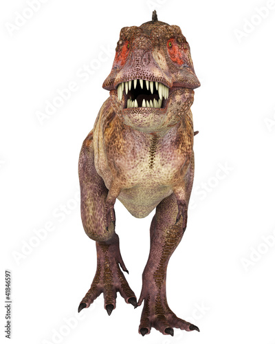 Illustration: tyranosaur red face tyranosaur red face