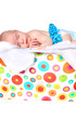 Foto: Month old baby as present in box Month old baby as present in box