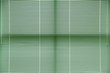 Green window blinds