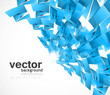 abstract colorful structure blue shiny vector