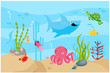 Illustration: under the sea under the sea