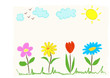 Illustration: floral background floral background