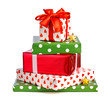 stack of gift boxes