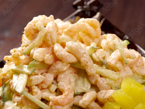 Foto: japanese salad with prawn japanese salad with prawn