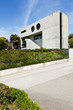 beautiful modern house in cement, outdoor, facade