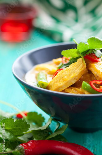 Photo: Chicken curry with rice Chicken curry with rice