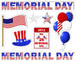 Memorial day stickers.