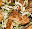 meat with onion and parsley