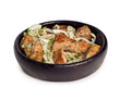 meat with onion and parsley