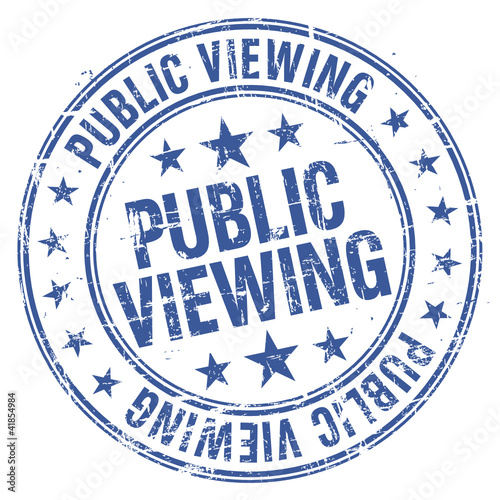 Vektor: Stempel - Public Viewing (I) Stempel - Public Viewing (I)