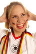 Weiblicher Fussballfan