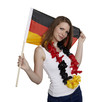 Female Soccer Fan