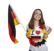 Female Soccer Fan