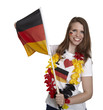 Female Soccer Fan