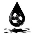 OIL DROP RECYCLED