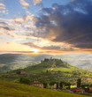 Chianti vineyard landscape in Tuscany, Italy