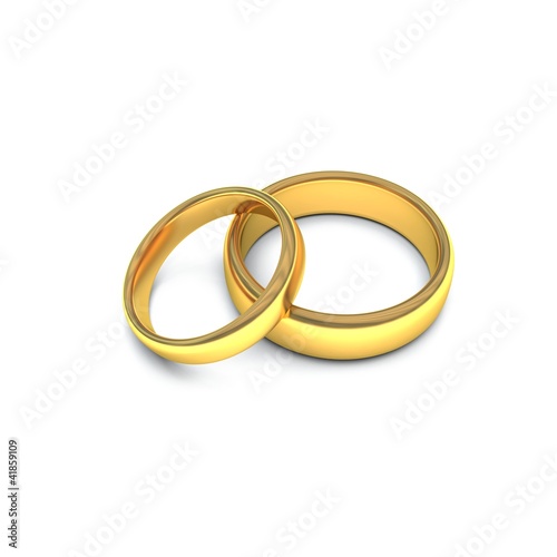 Illustration: wedding rings wedding rings