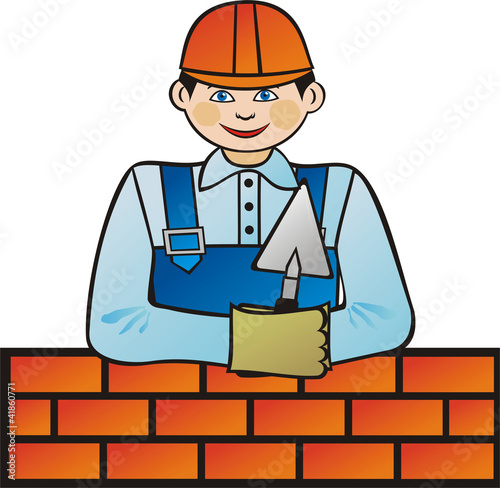Vector: Vector illustration of builder Vector illustration of builder
