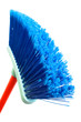 blue brush the floor