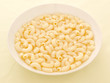 close up of a bowl of macaroni soup close up of a bowl of macaroni soup