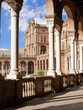 Ornate building in Plaza de Espana, Seville, Spain
