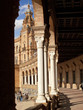 Ornate building in Plaza de Espana, Seville, Spain