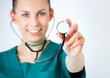 Macro shoot of medical person for health insurance