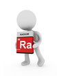 3d man carry a radium box