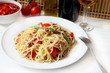 spaghetti with tuna and tomato spaghetti with tuna and tomato
