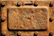 Old rusty metal cover Old rusty metal cover