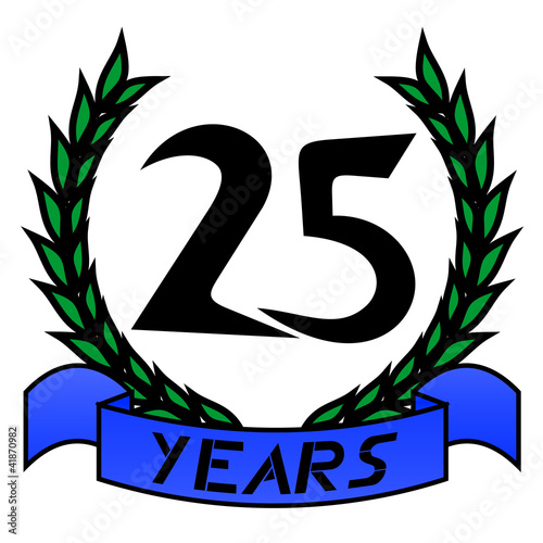 Vector: 25 anniversary 25 anniversary