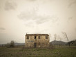 Old ruin in a field