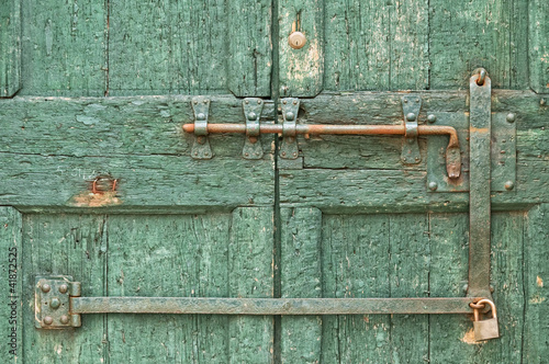 Photo: Old bolt and lock Old bolt and lock