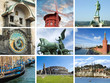 European landmarks collage European landmarks collage
