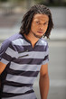 Man with dreads