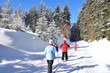 Skifahrer im Thüringer Wald