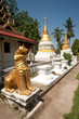 Myanmar style temple in Northern of Thailand.