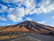 Empty road Lanzarote, Canary islands Empty road Lanzarote, Canary islands