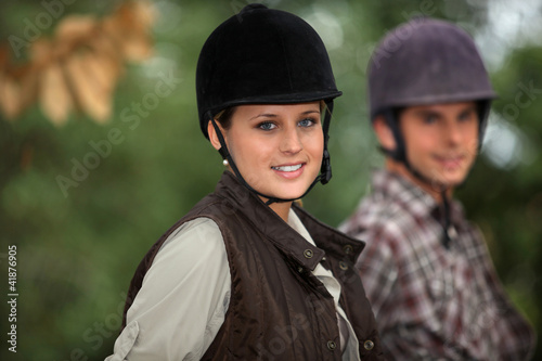 Photo: Horseback riders Horseback riders