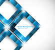 Abstract colorful blue circle background vector