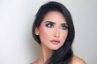 Photo: glamour portrait of a beautiful woman with fresh makeup glamour portrait of a beautiful woman with fresh makeup