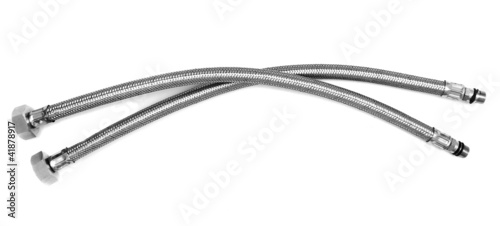 Photo: Hoses. On a white background. Hoses. On a white background.