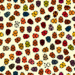 Polka dot ladybirds Polka dot ladybirds