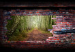 Hard to find right way abstract art concept