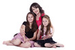 Proud mother with two children