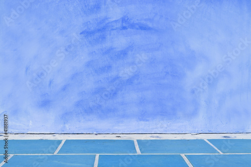 Photo: Blue Pastel wall background Blue Pastel wall background