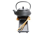 Tea pot and chopsticks
